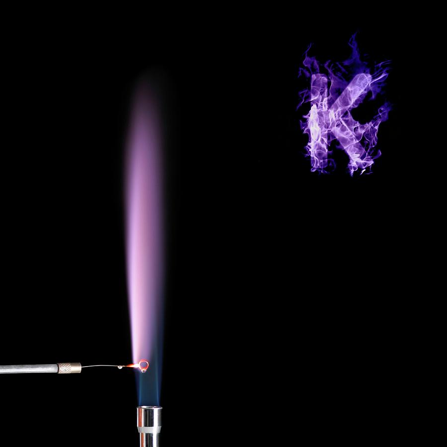 Potassium Flame Test #1 Photograph by Science Photo Library