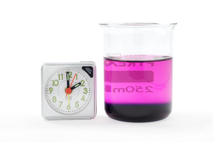 Potassium Permanganate Diffusion In Water #1 Photograph by Trevor Clifford Photography