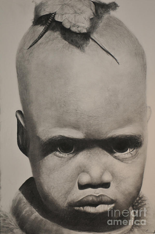 Pouty Face Drawing by Adrian Pickett | Fine Art America