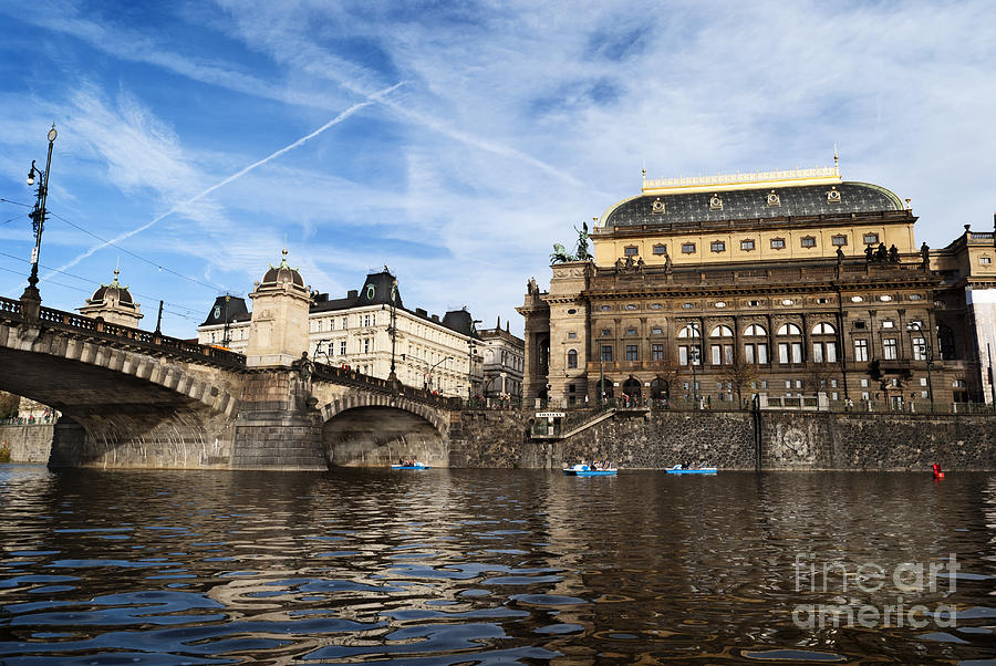 Prague from Vltava #3 Photograph by Jelena Jovanovic