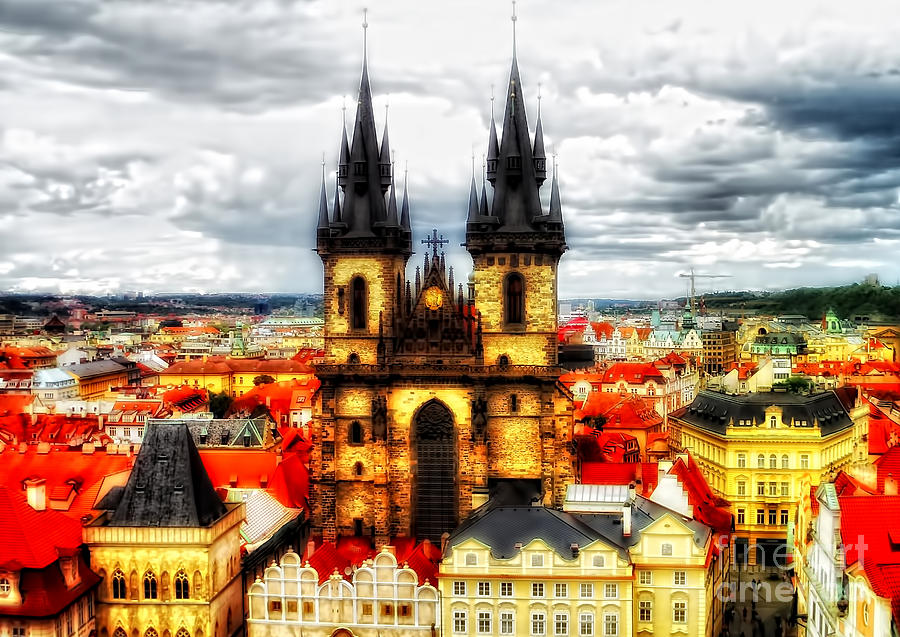 Prague Church of Our Lady before Tyn Photograph by Justyna Jaszke JBJart