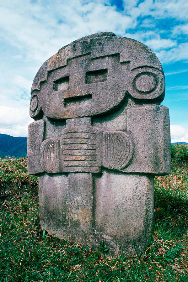 Pre-columbian Statue, Colombia,sa #1 Photograph by George Holton