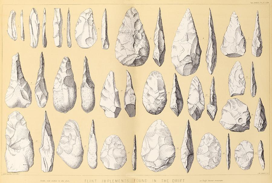 Prehistoric Stone Tools #1 Photograph by Middle Temple Library