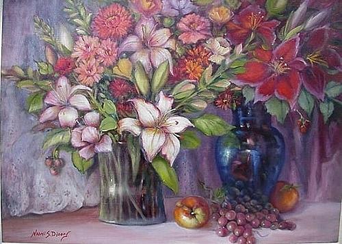 Preserving Fall Painting By Naomi Dixon - Fine Art America