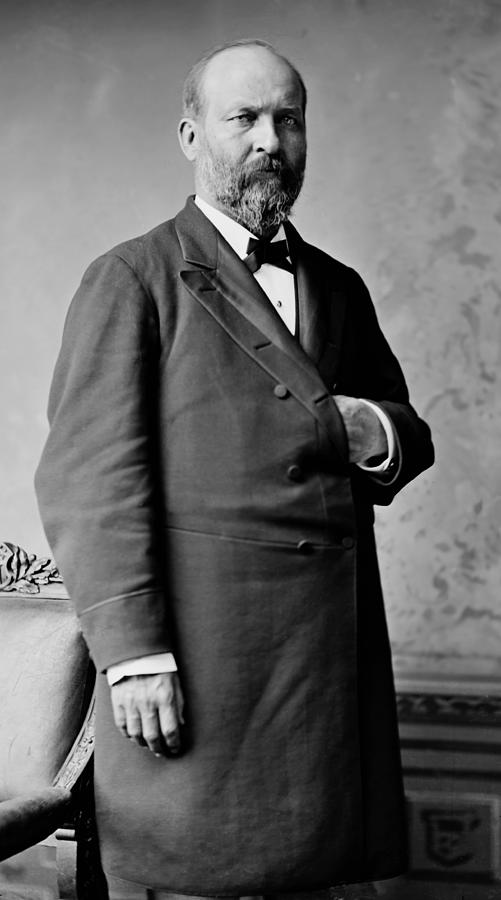 President James A Garfield 1875 Photograph By Mountain Dreams - Fine ...