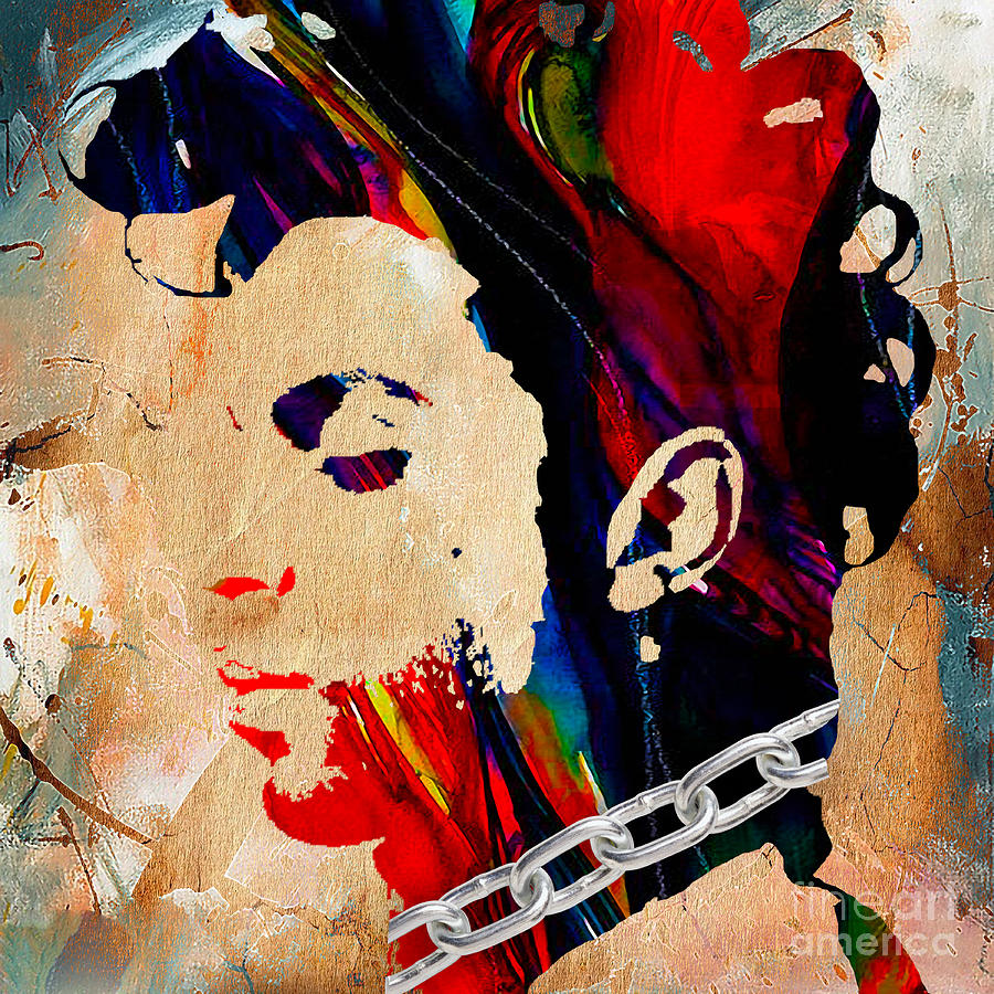 Prince Collection #45 Mixed Media by Marvin Blaine