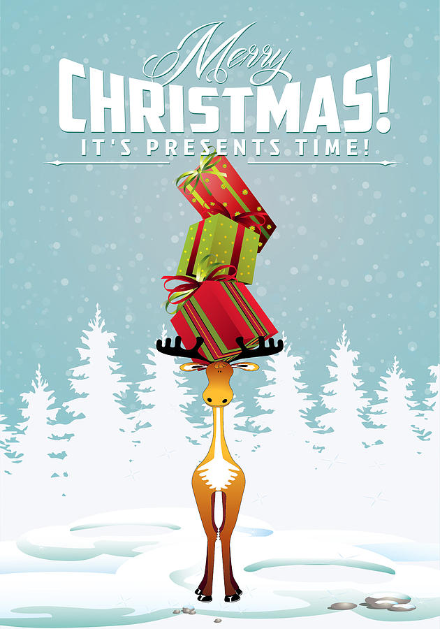 Presents for Christmas Digital Art by Kathryn McBride