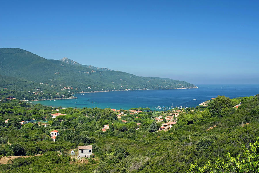 Summer Photograph - Procchio, Isola Delba, Elba, Tuscany #1 by Nico Tondini