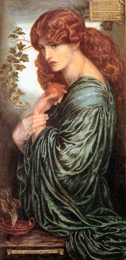 Proserpine Painting by Gabriel Rossetti