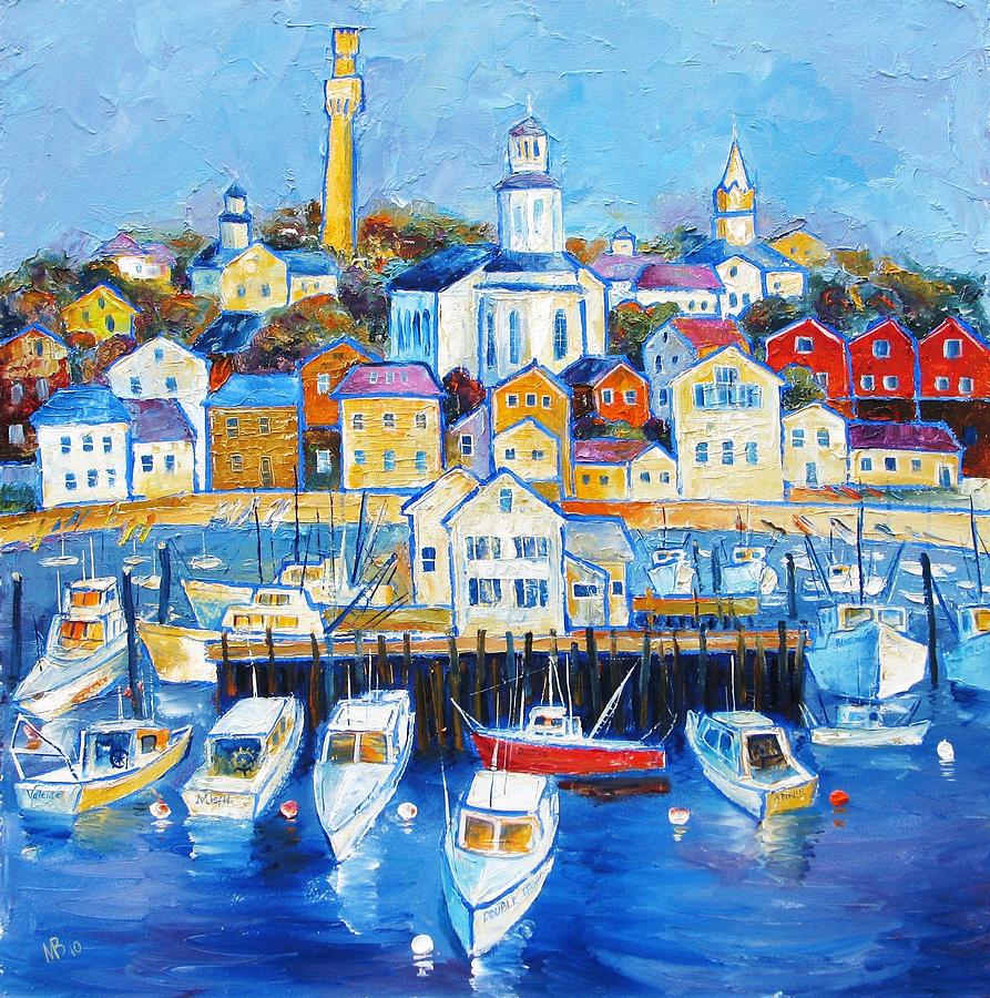 Provincetown harbor #1 Painting by Mikhail Zarovny