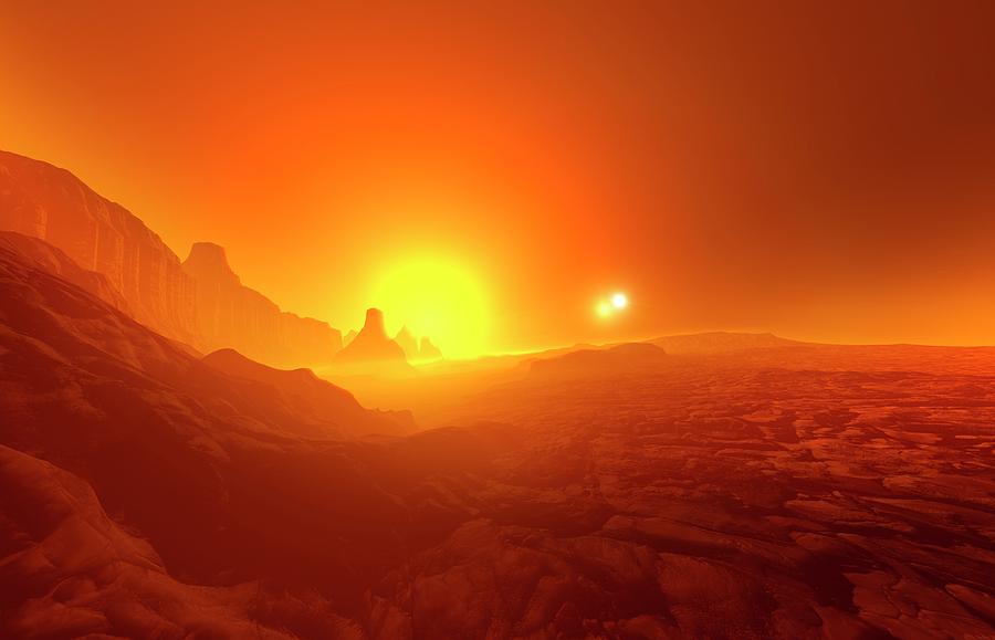 Proxima Centauri B Exoplanet Surface #1 Photograph by Take 27 Ltd/science Photo Library