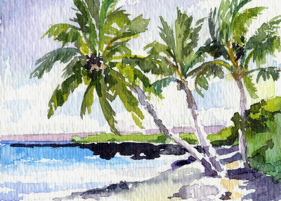 Honolulu Painting - Puako Path #2 by Stacy Vosberg