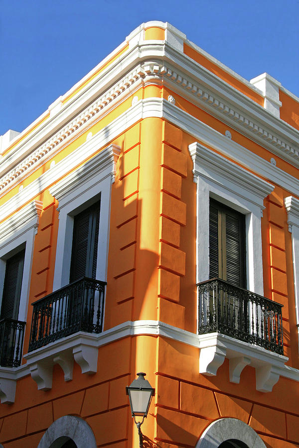 Architecture Photograph - Puerto Rico, Old San Juan, Street #1 by Miva Stock