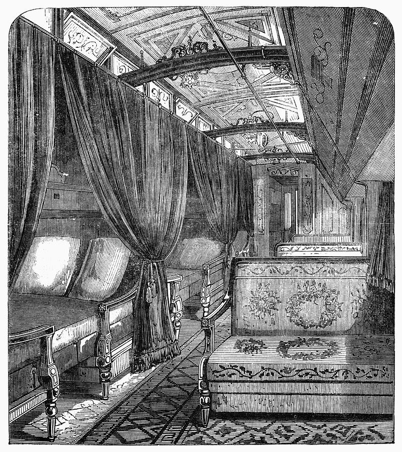 Pullman Car, 1869 #1 Painting by Granger