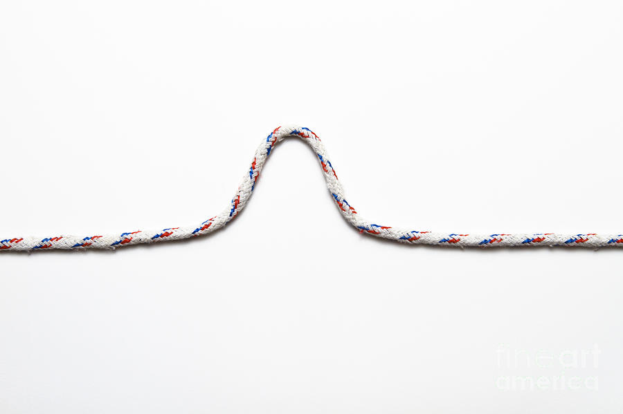 Pulse Propagating In A Rope #1 Photograph by GIPhotoStock