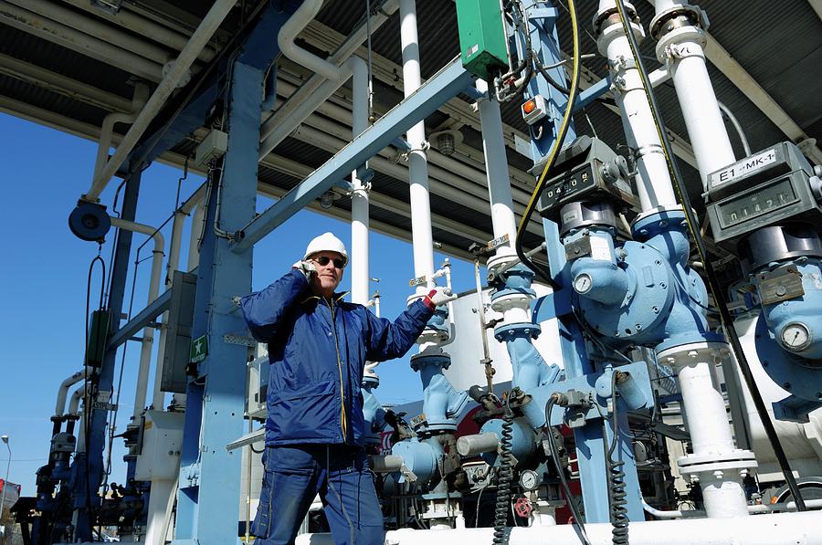 Pump Station Used In The Shipping Industry Photograph by Christian ...