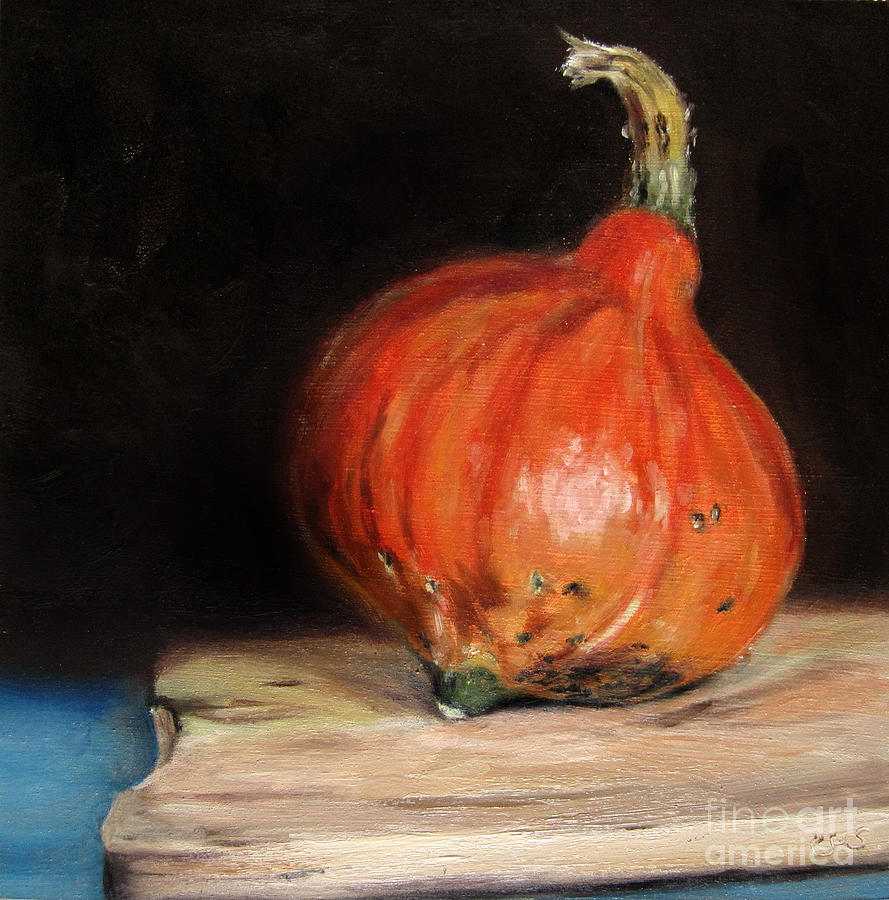 Pumpkin #2 Painting by Ulrike Miesen-Schuermann