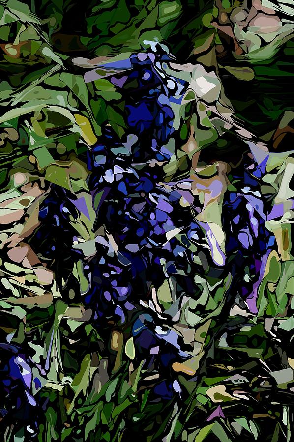 Purple Abstraction #2 Digital Art by David Lane