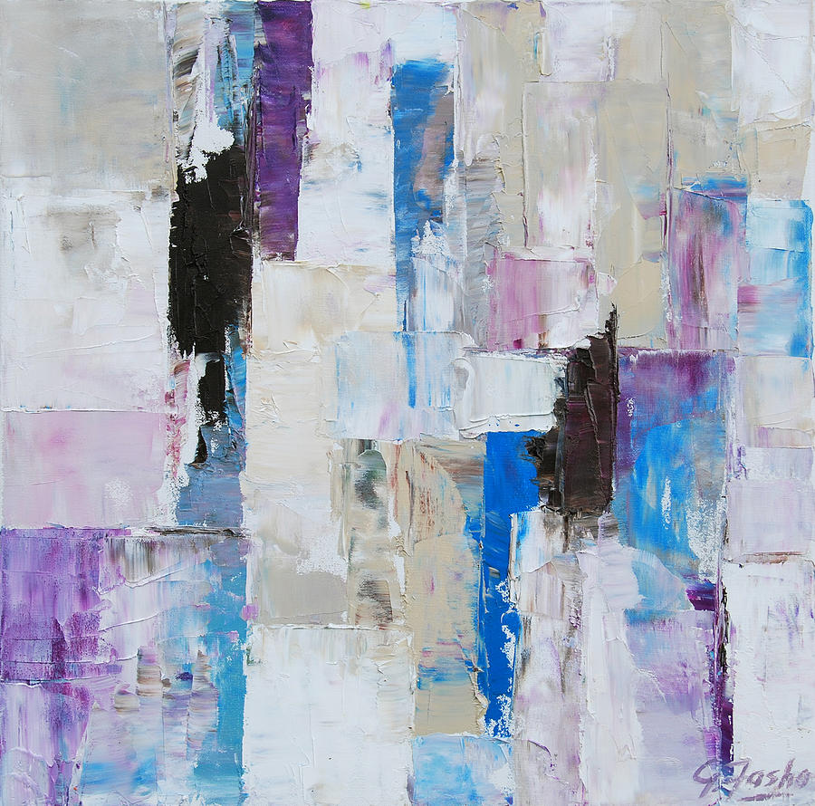 Purple Cream Ovation B Painting By Ghada Fasho - Fine Art America