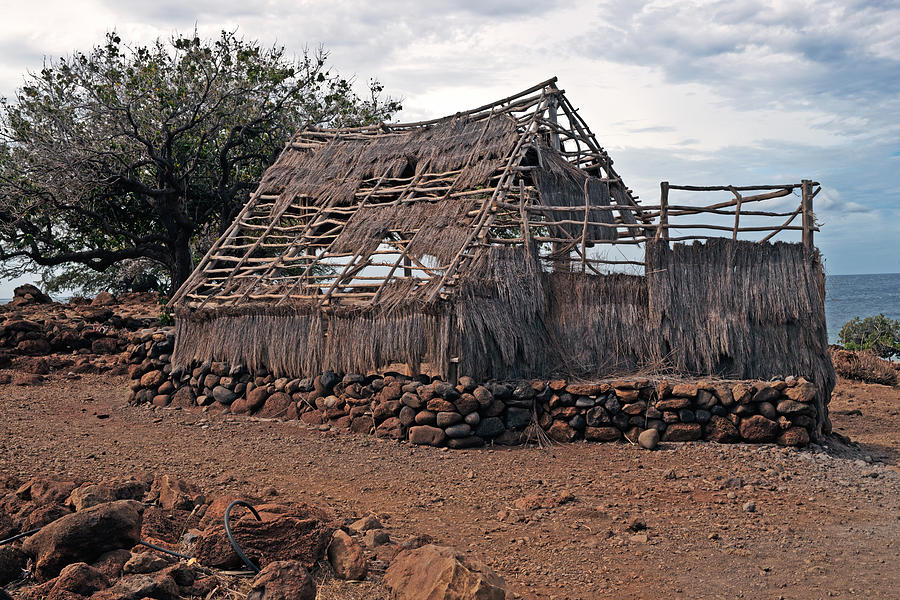 Puukohala Heiau National historic site in Big Island of Hawaii #1 Photograph by Marek Poplawski