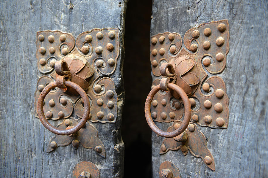 Qing Dynasty House Door Bolt #1 Photograph by Yue Wang