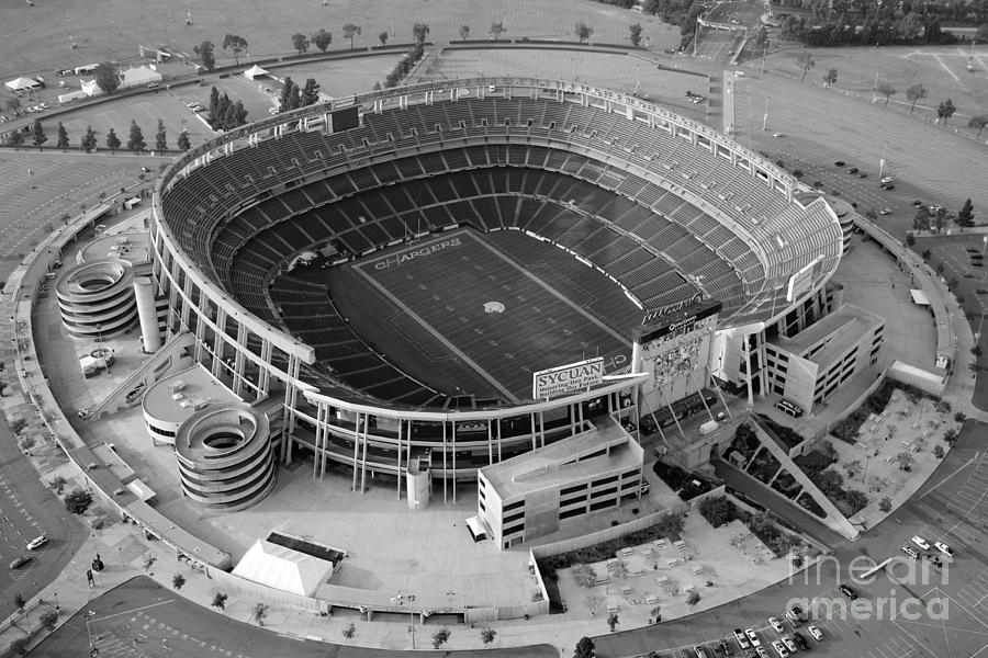 Qualcomm Stadium San Diego CA Photograph by Bill Cobb - Fine Art America