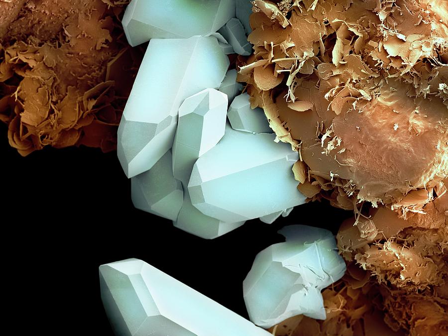 Quartz Crystals #1 Photograph by Science Photo Library
