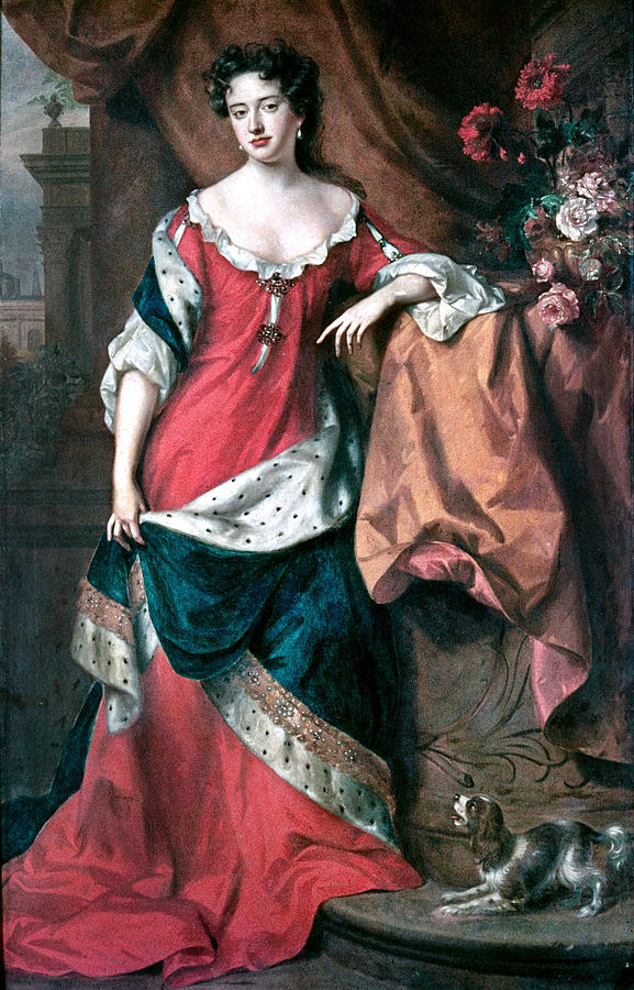 Queen Anne Of England Painting by William Wissing