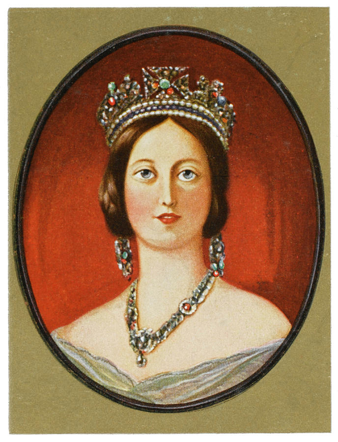 Queen Victoria Date 1819 1901 Drawing by Mary Evans Picture Library