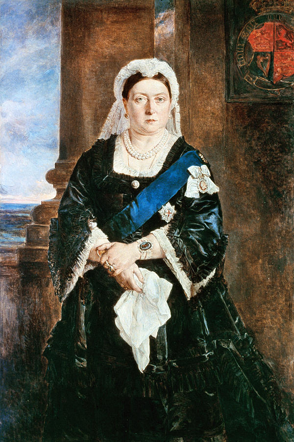 Queen Victoria Of England (1819-1901) Painting by Granger