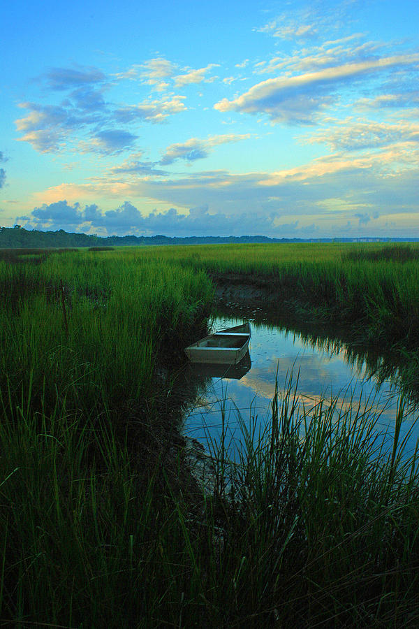 Landscape Photograph - Quiet Waterway #1 by Tony Delsignore