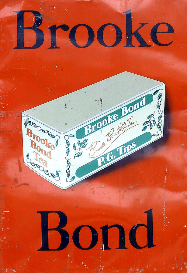Brooke Bond P G Tips Railway Advertising Sign Photograph by Gordon James