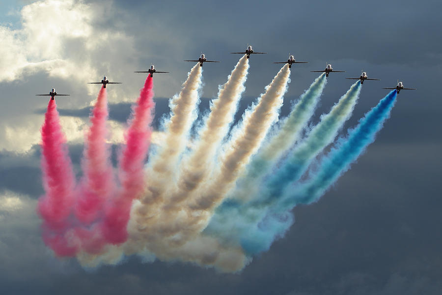 RAF Red Arrows #2 Photograph by Tim Beach