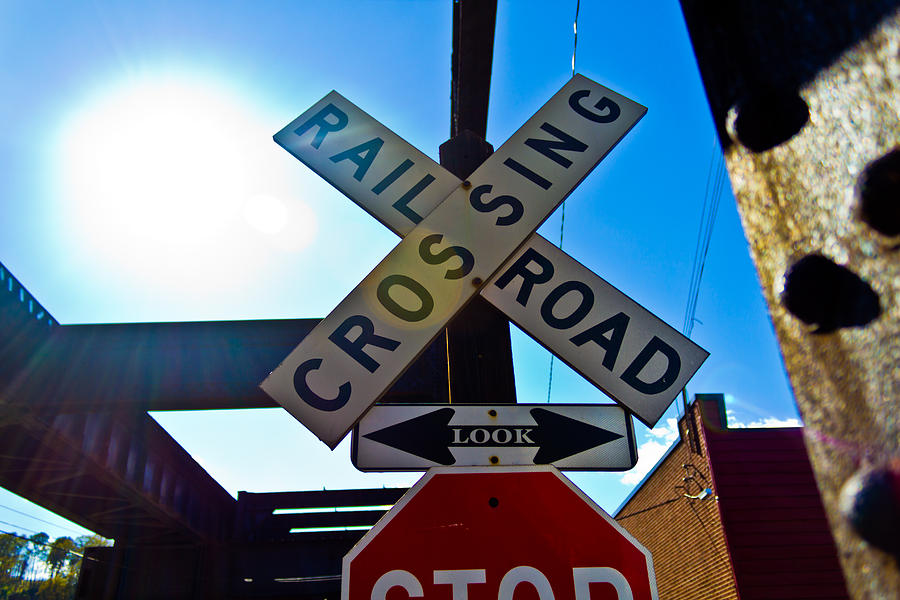Railroad Crossing #1 Photograph by Jonny D