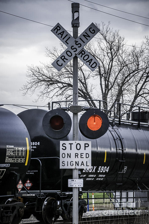 Railroad Crossing #1 Photograph by Ronald Grogan