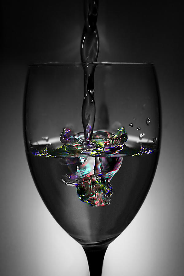 Wine Photograph - Rainbow #1 by Ann-Charlotte Fjaerevik