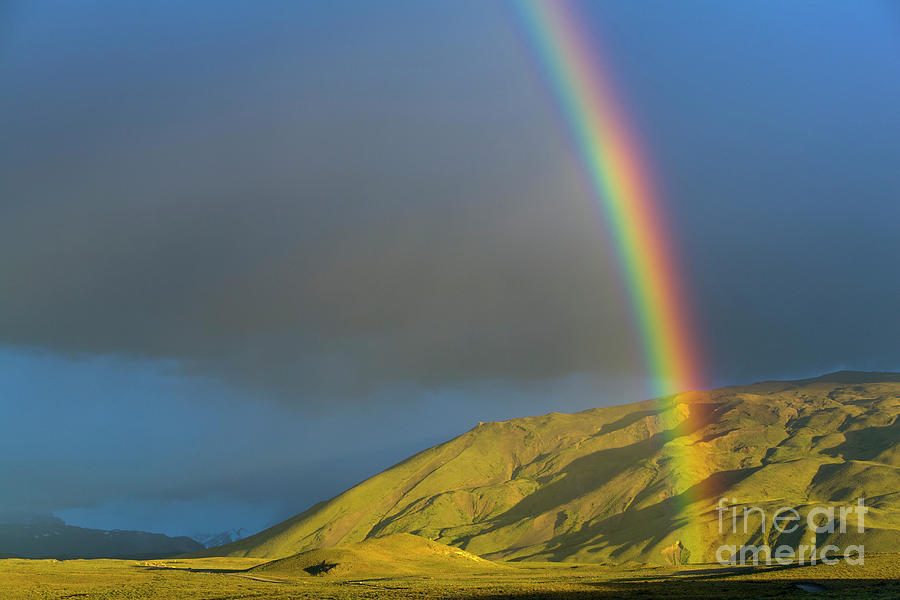Mp Photograph - Rainbow Los Glaciares National Park by Yva Momatiuk John Eastcott