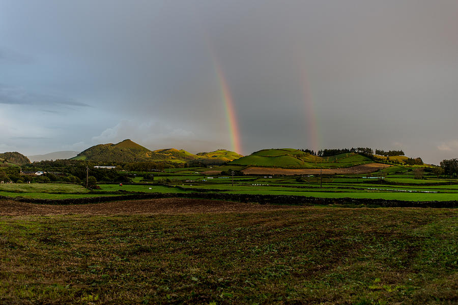 Rainbows over the Mountain #1 Photograph by Joseph Amaral