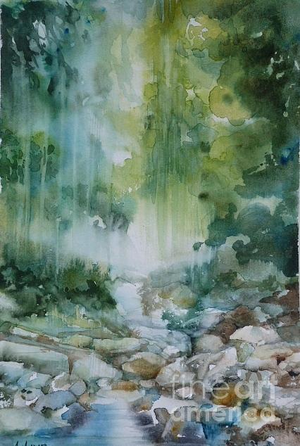Rainforest #1 Painting by Donna Acheson-Juillet