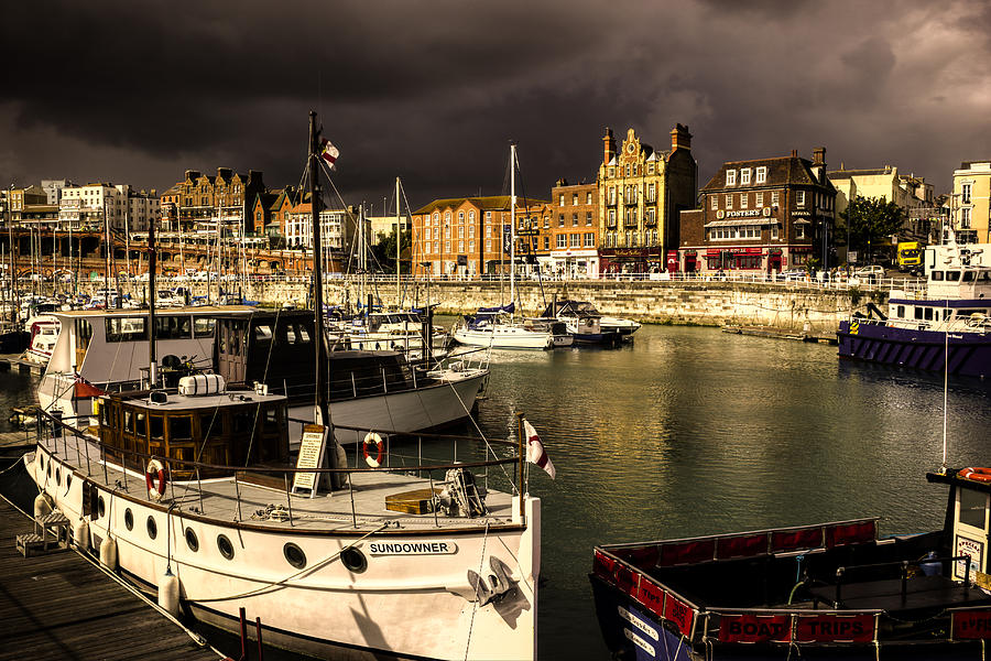 Boat Photograph - Ramsgate harbour #1 by Ian Hufton