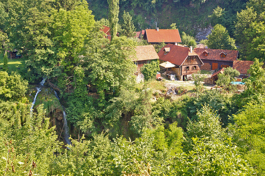 Rastoke village on Korana river #1 Photograph by Brch Photography