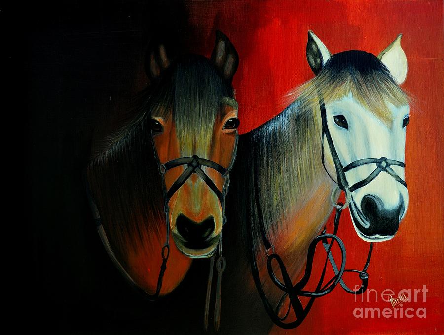 Ready To Race Painting by Preethi Mathialagan