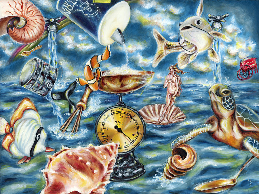 Recipe of Ocean Painting by Hiroko Sakai