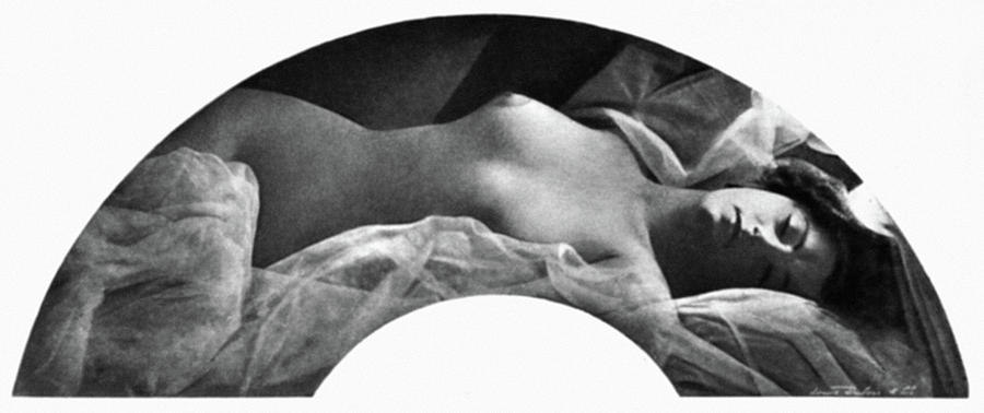 Reclining Nude, C1900 #1 Photograph by Granger