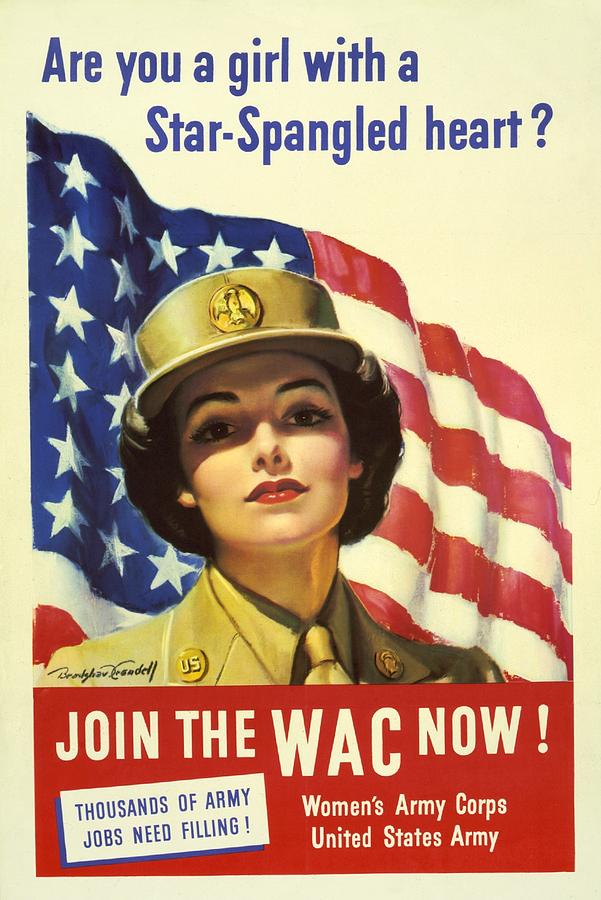 Recruiting Poster For The U.s. Womens #1 Photograph by Everett
