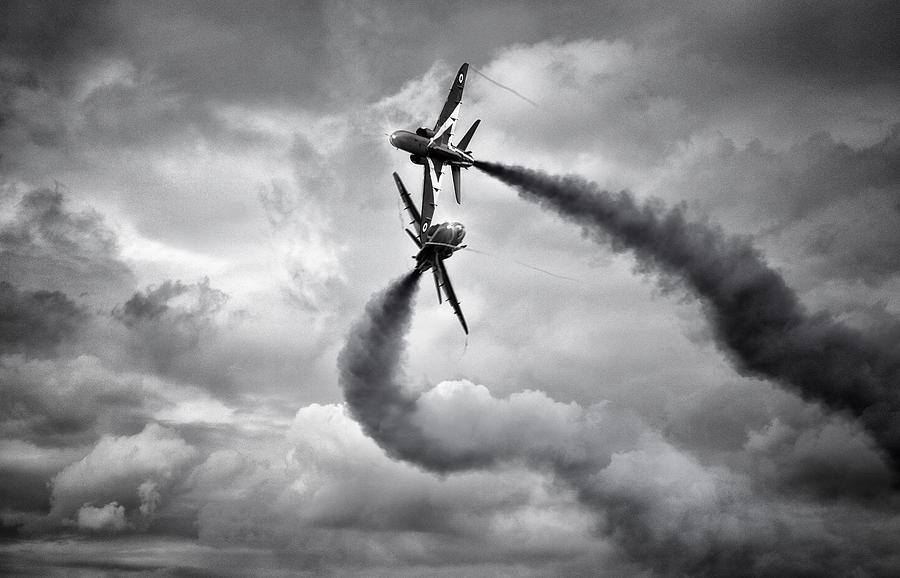 Red Arrows #1 Photograph by Jason Green
