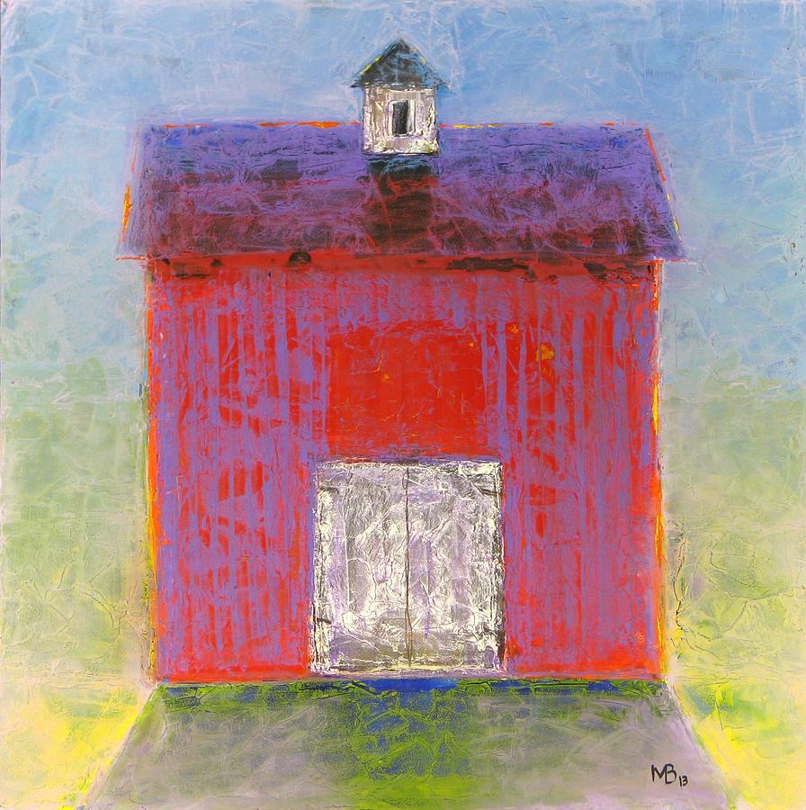 Red barn #1 Painting by Mikhail Zarovny