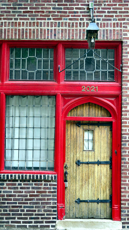 Red Door #2 Photograph by Art Dingo