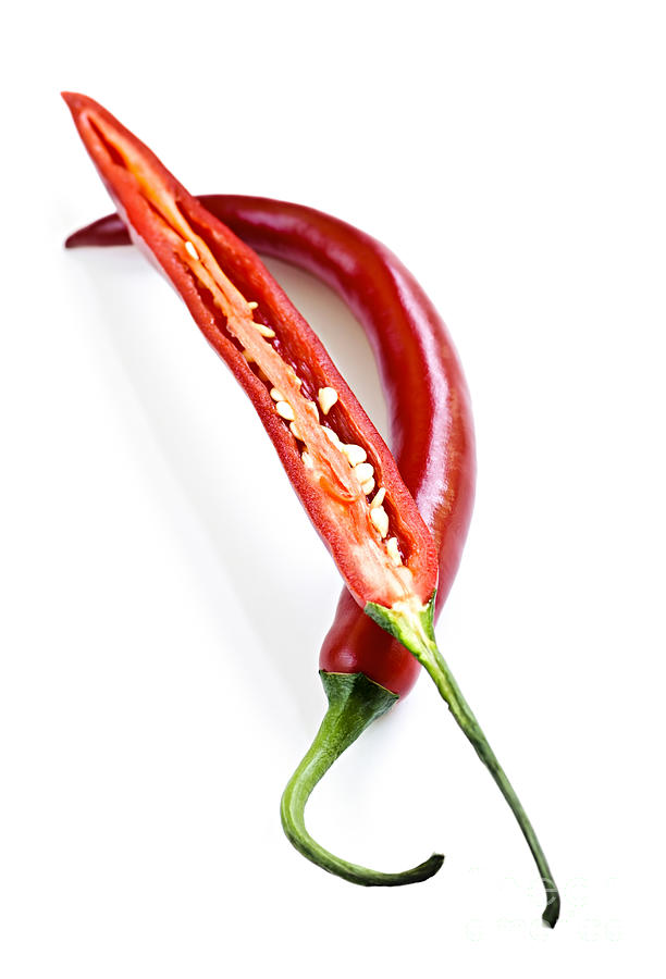 Pepper Photograph - Red Hot Chili Peppers by Elena Elisseeva Pepper Photograph - Red Hot Chili Peppers by Elena Elisseeva