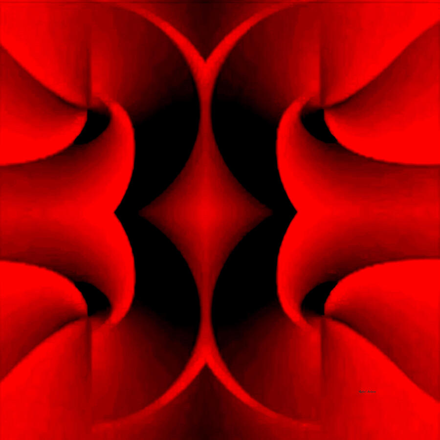Red #2 Digital Art by Rafael Salazar